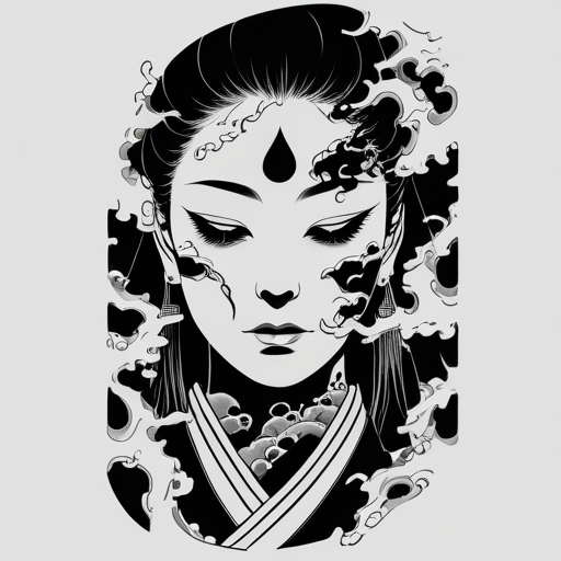 Tears of Silence Tattoo idea