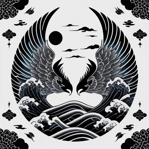 Moonlit Wings Tattoo idea