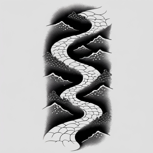 Glimmering Path Tattoo idea