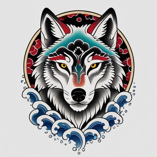 Tears of the Sacred Wolf Tattoo idea