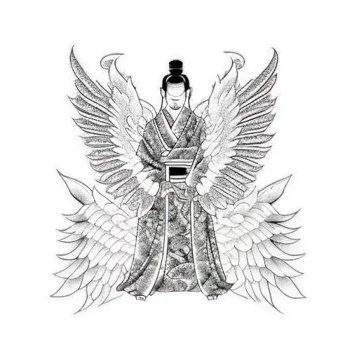 A Stack Of Money With Angel Wings And A Halo