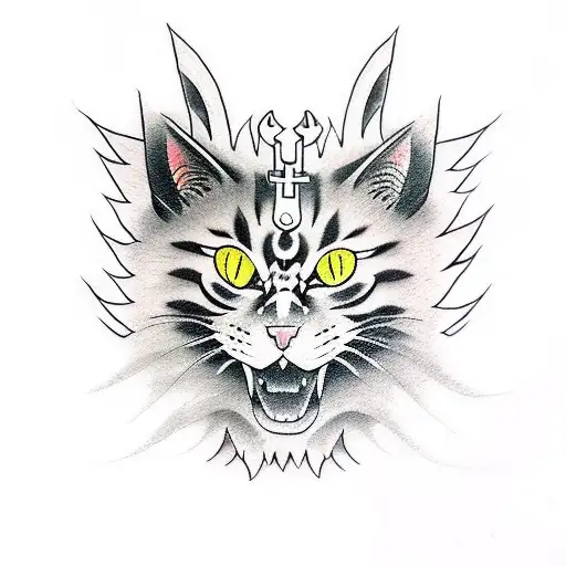 Cat Demon Killer Sword