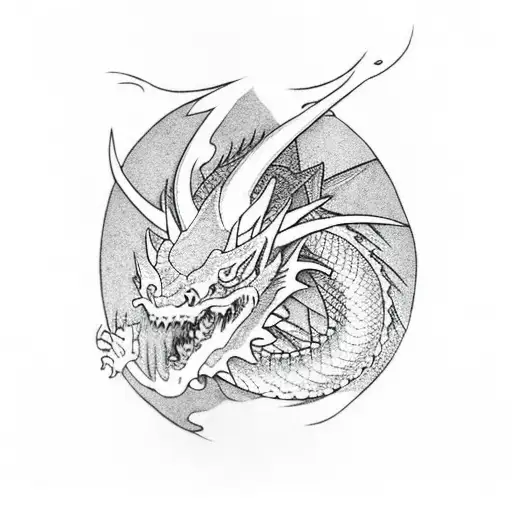 Dragon With Mans Head