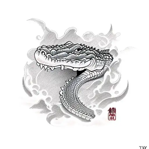 Crocodile Rose River