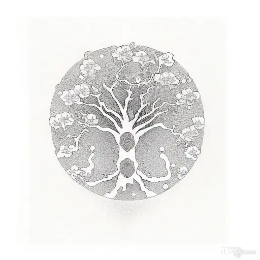 Tree Of Life And Oroborus