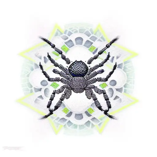 Spider With Bitcoin On It