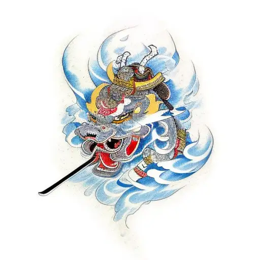 Samurai Fire And Water