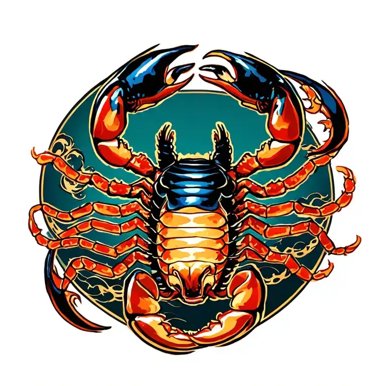 Back Tattoos Of Scorpion