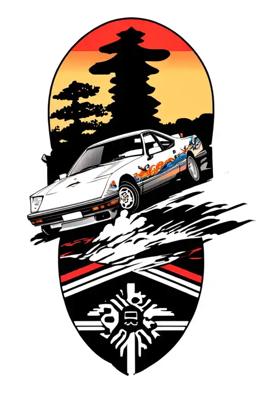 Japanese Street Racing But Without Any Cars In The