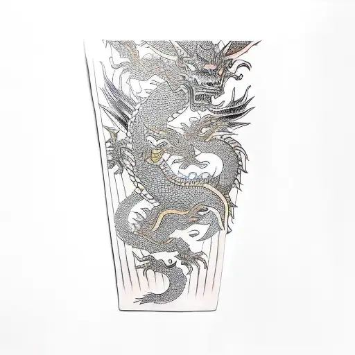 Hanya Mask Wrap Around Dragon