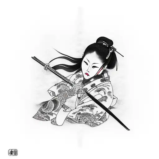 Woman With Katana