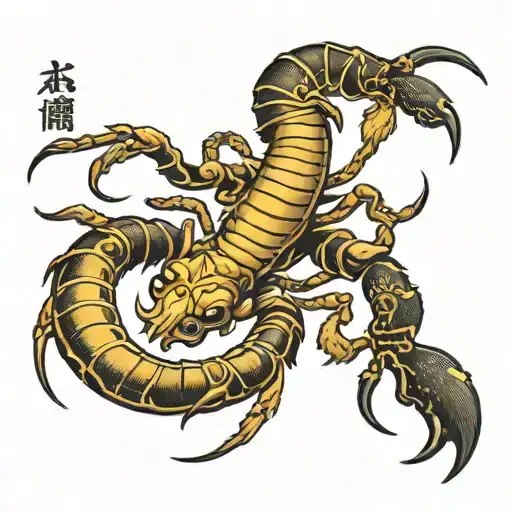 Scorpion And Scorpio Zodiac Sign