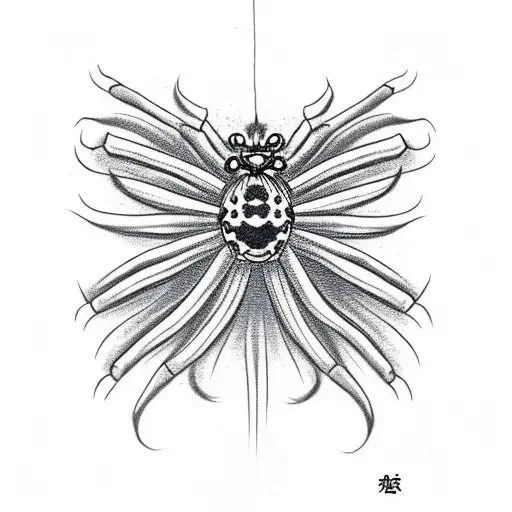 Spider And Moth In Heaaven