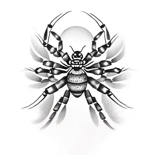 Spider And Moth Seperate In Heaven