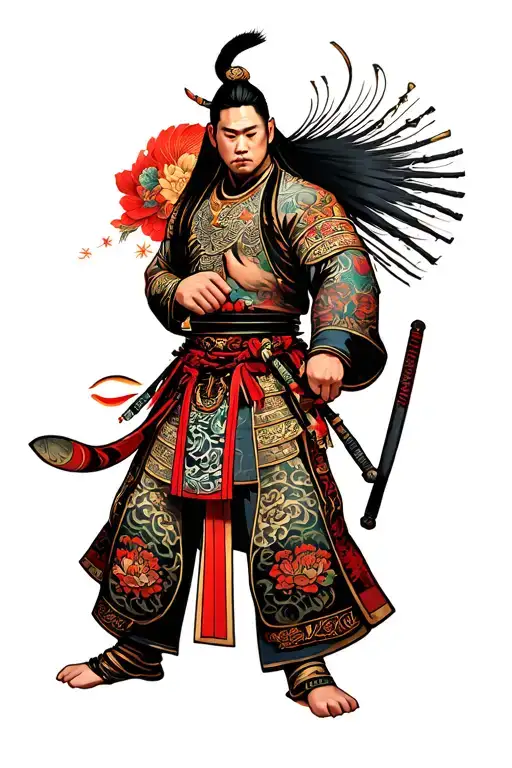 Chinese Warrior Sleeve