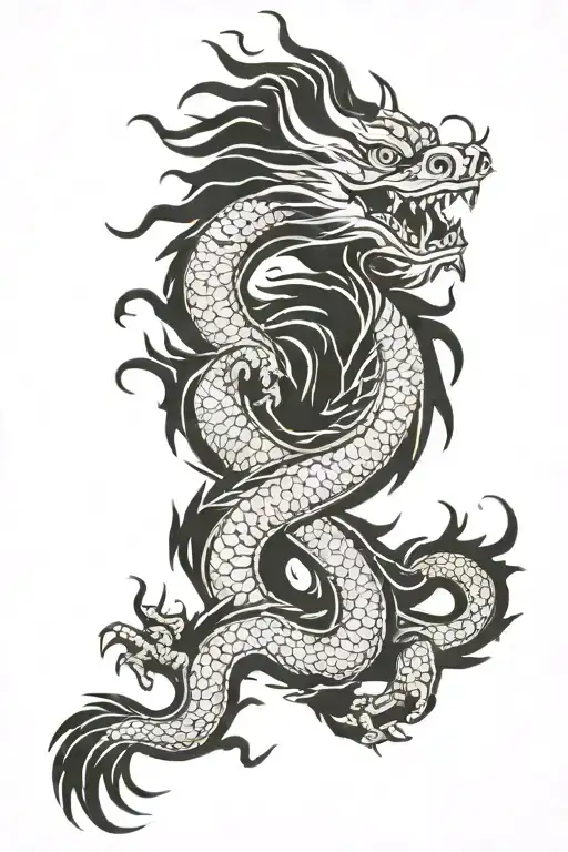 Chinese Dragon Sleeve