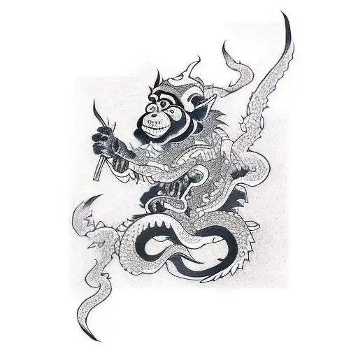 Monkey And Dragons
