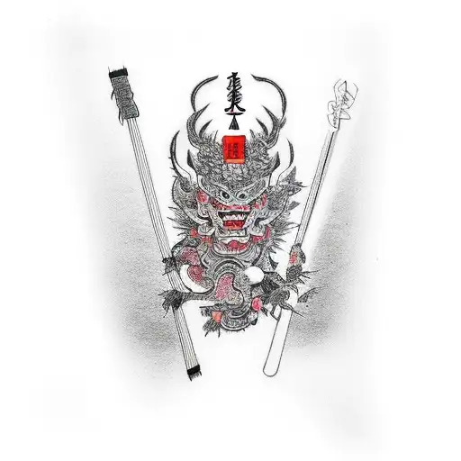 Japanese Beautiful Demon Girl