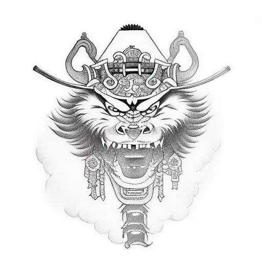 Samurai Depois De Golpear Oponente