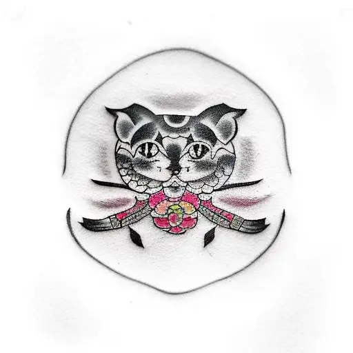 Small Girly Tattoo With The Word Rykdom