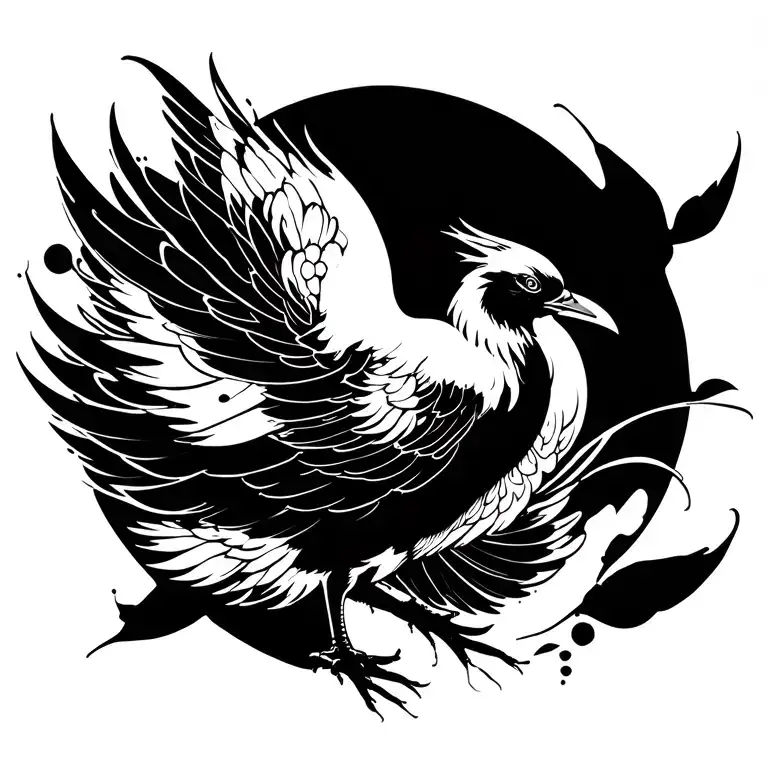 Fenix Bird Like A Rosarch Inkblot Test