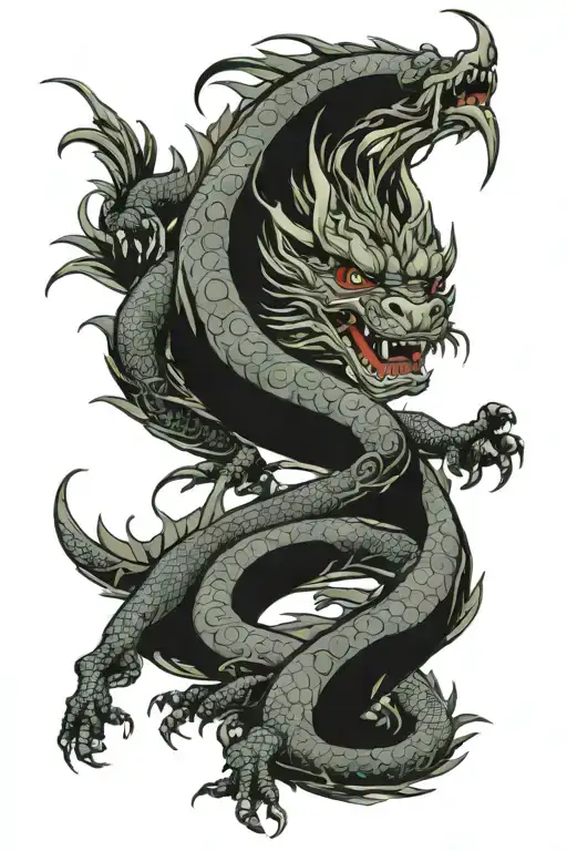 Japanese Oriental Dragon