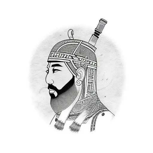 Palestinian Man As A Warrior