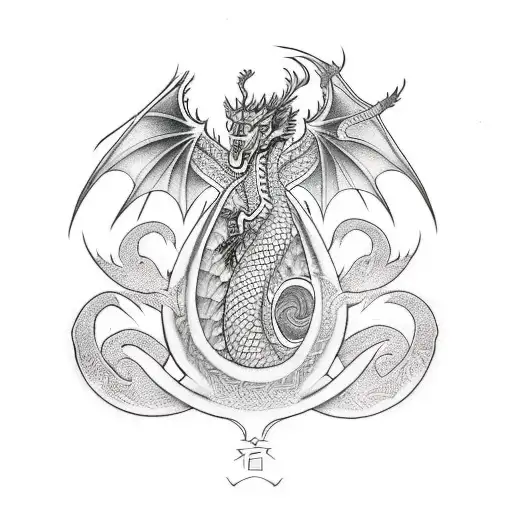Dragon Maori Style