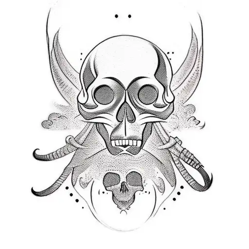 Xoloitzcuintle Skull