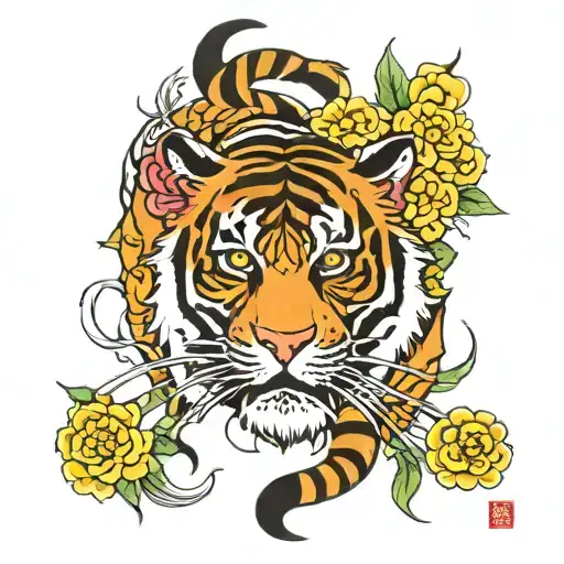 Tiger Flowers Water