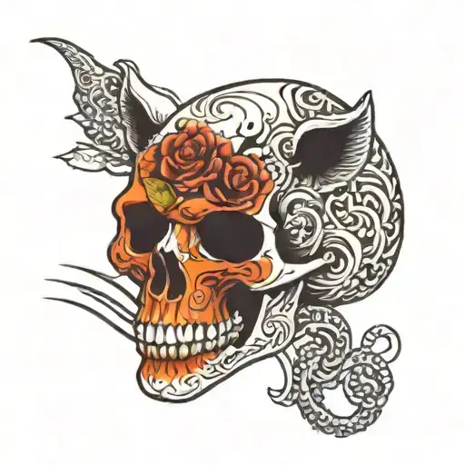 Rat To Cat Skull