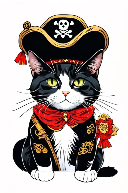 The Cat In A Pirate Hat Was Shut On