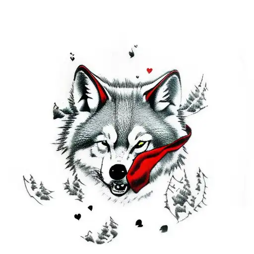 Ball-gagged Little Red Riding Hood Is Falling In Love With The Wolf