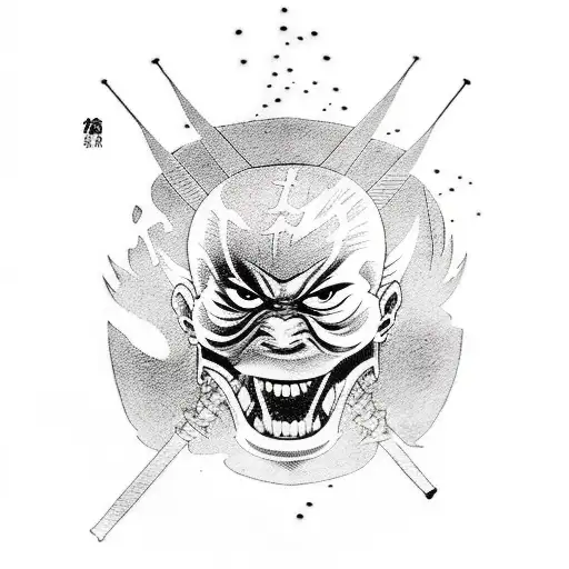 Toji From Jujutsu Kaisen With Sword