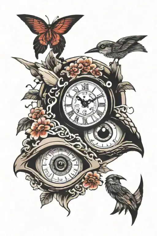 Eye And Clock