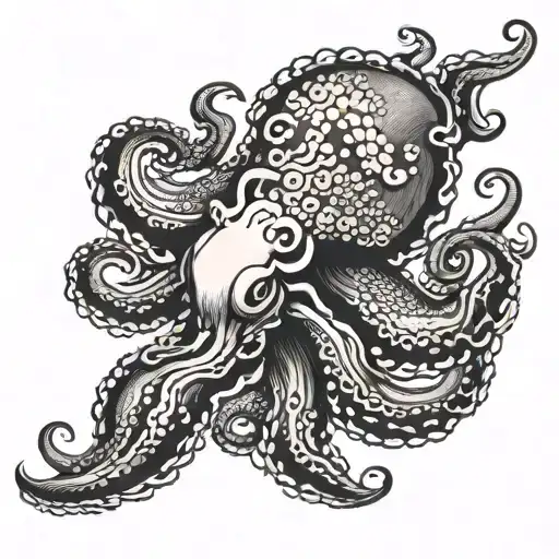 Octopus Fish Swimming