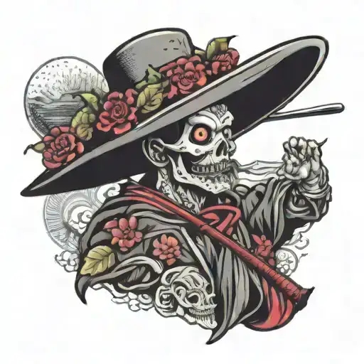 Cran With A Sombrero And A Golf Club