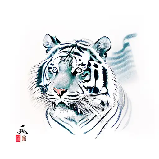 Tiger Spying On Village