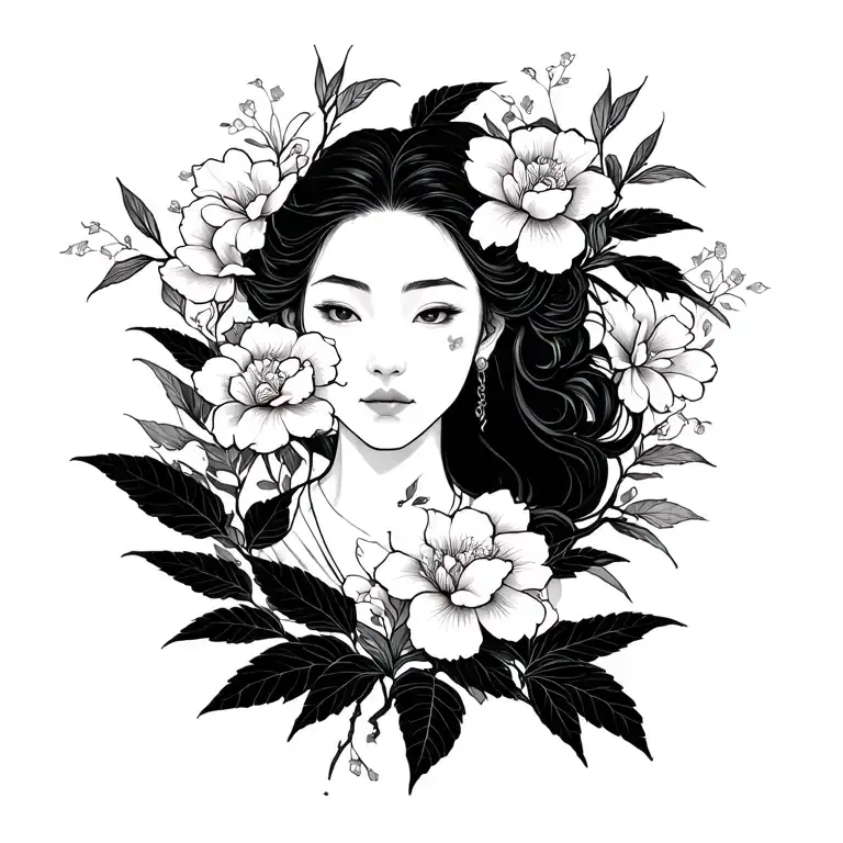 Life Three With Full Of Leaf