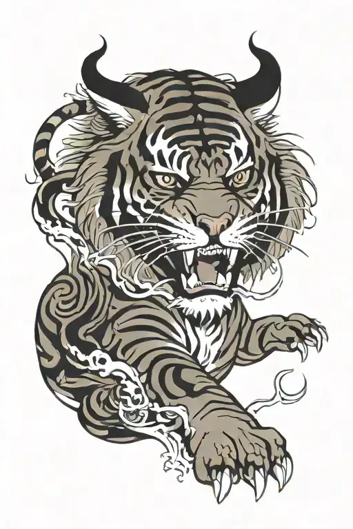 Japanese Tiger Emerging