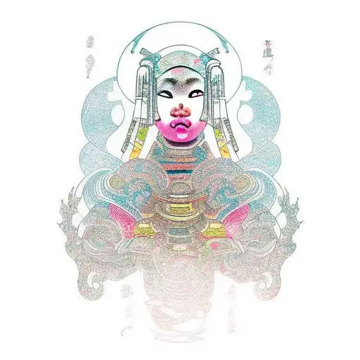 Galactic African Beautiful Woman