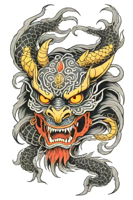 Dragon Mask Samurai