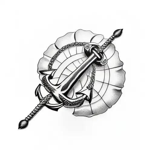 A Shell With An Anchor Bracelet