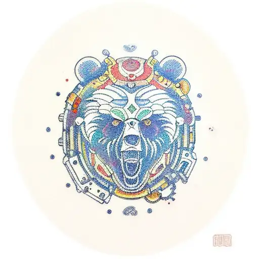 Half Mechanical Machine Clockwork Bear