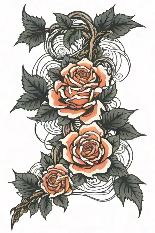 England Rose Intertwined