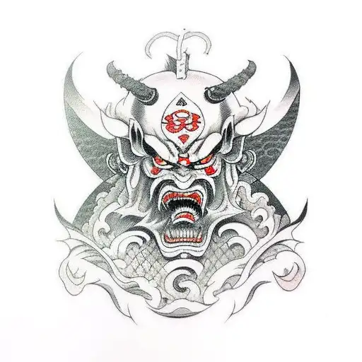 Japanese Demon Warrior