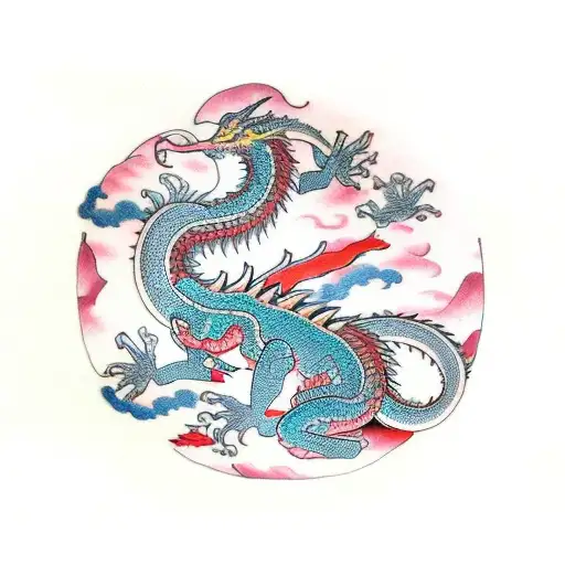 Chinese Earth Dragon Back