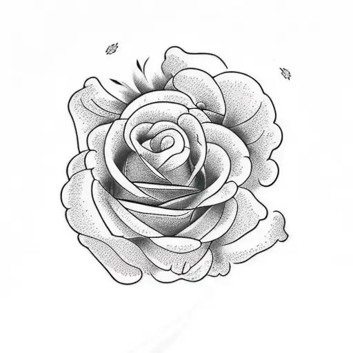 Floral Roses And Small Moon Forearm