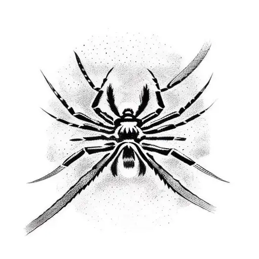 Samurai Sword With Spider Webs