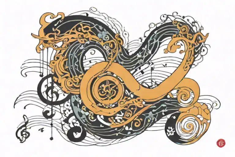 I Wantyou Do Something Related Music Wave Forming Musical Notes From Veena